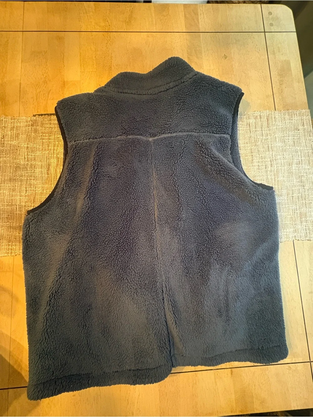 True Grit Navy Sherpa Fleece Vest